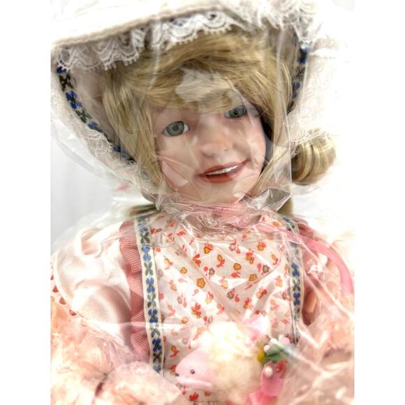 VTG Ashton Drake From Mother Goose Mary Had A Little Lamb Porcelain Doll Limited - Picture 5 of 16